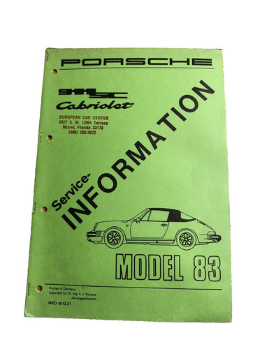 Porsche 911sc 1983 - porsche,