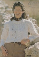 #257 LADYS ARAN SWEATER 32-42"