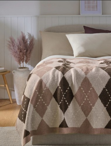 Next natural argyle - argyle, knitted