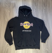 Men’s Hard Rock Cafe San Francisco Hoodie Medium Black USA