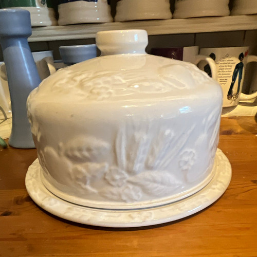 White glazed ceramic - white,