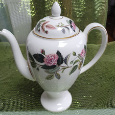 Rare Wedgwood - Hathaway Rose - Coffee Pot - Bone China
