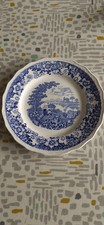 Swinnertons pottery blue and white 'Silverdale' tea plate
