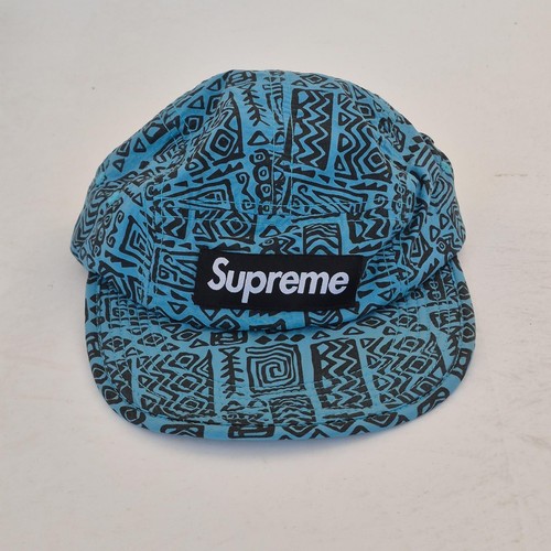 Supreme panel cap blue - supreme,