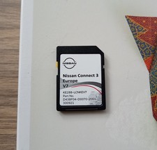 Nissan Connect 3 Europe V7 2022-2023 Sat Nav SD Card Map Update