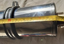 A.R.T. Stainless Steel, Slip on Silencer/Muffler. Will fit many bikes.