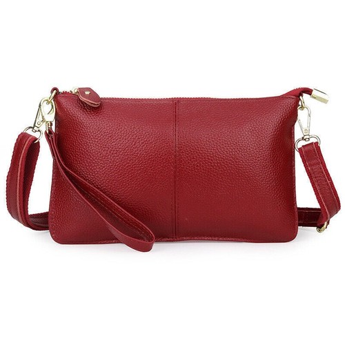 Womens genuine leather clutch - womens,