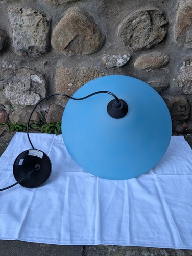 Modern blue frosted - blue, glass