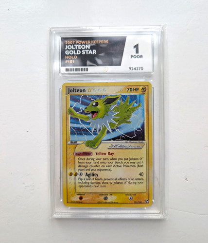 Jolteon gold star holo - jolteon, 101/108