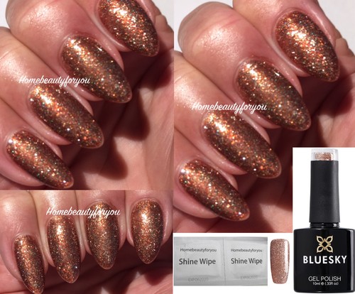 Bluesky gel nail - polish, bronze