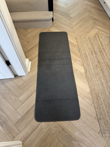 Next grey washable runner rug