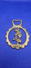 Lands End  Horse Brass. Pixie On A Toad Stool