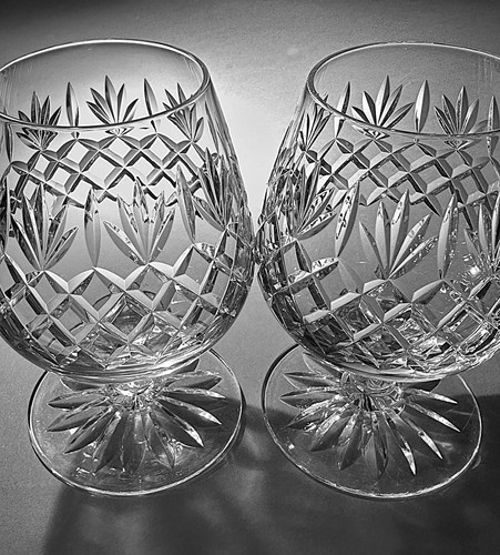 Pair thomas webb crystal - webb,