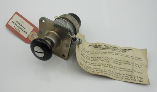 Propellor feathering switch - feathering,