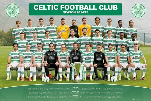 Poster celtic team 2014 - celtic, 2014/2015