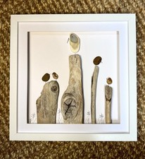 Driftwood & Pebble Birds