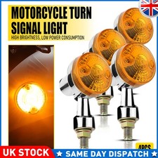 2Pair Chrome Bullet Metal