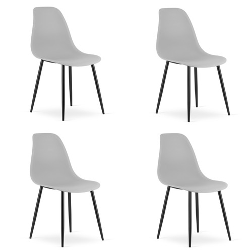 Set wat chairs in - of, grey