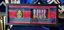 Royal Engineers Medal Display Case Military Memorabilia Army Memorabilia Gift