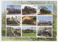 Train locomotive 1998 mnh - train,