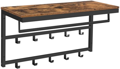Hoobro wall mounted coat rack - wall-mounted,