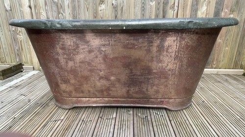 Copper roll top - top, from