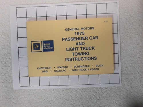 1975 general motors towing - 1975, gm