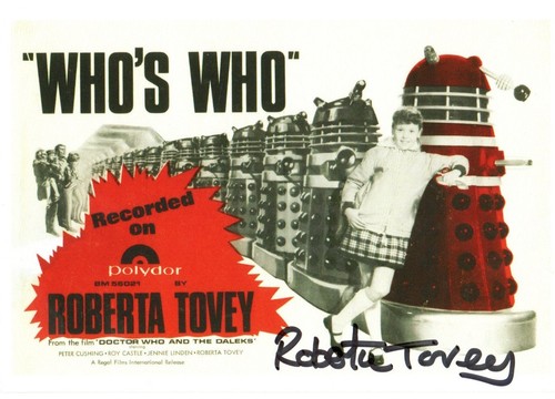 Doctor who autograph roberta - doctor,