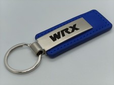 Subaru WRX Classic Style Keyring Blue New