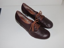 Hotter Topaz burgandy leather