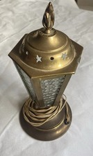 Vintage Brass & Glass Lantern