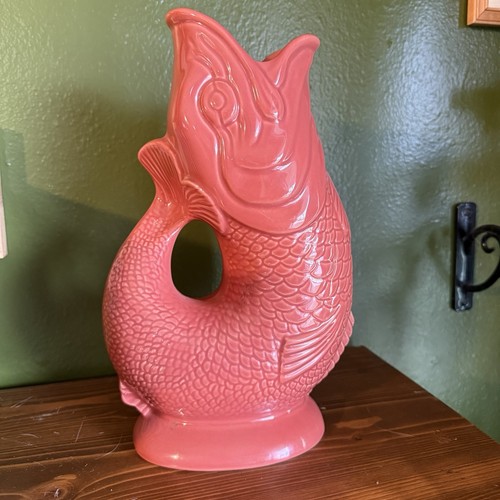 Wade gluggle jug coral - coral, orange