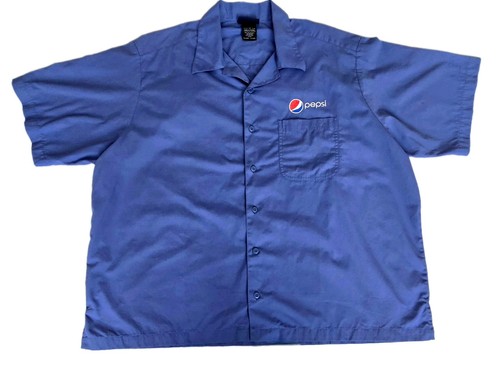 Vintage pepsi work shirt - pepsi,
