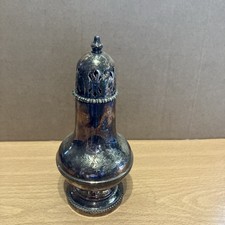 Vintage silver plated sugar - silver,