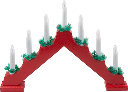 Led wood candle - 7,
