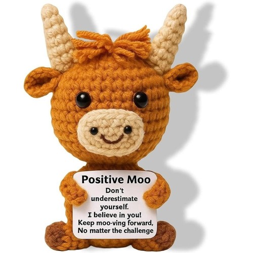 Highland cow knitted - knitted, cute