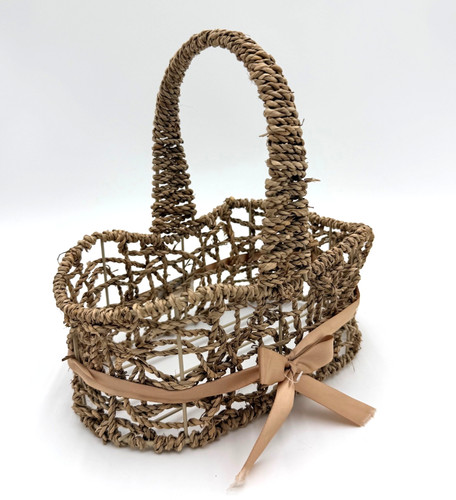 Handwoven natural wicker - natural,