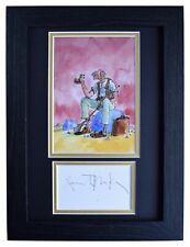 Quentin Blake Signed A4 Framed Photo Autograph Display BFG Roald Dahl COA AFTAL