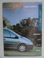 Renault Price Guide 1997: Spider, Clio Paris,Versailles,Megane coupe,Espace,Safr