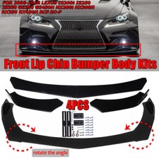 4Pcs Glossy Black Universal