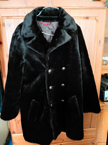 Black coat - black,