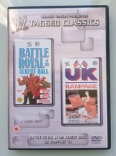 RARE WWE Tagged Classics DVD Battle Royal at the Albert Hall (1991) & UK Rampage