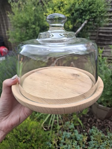 Vintage 1980s glass - , dome