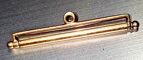 Antique 18ct gold ribbon - 18ct, fob