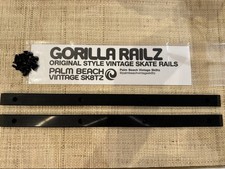 PBVS Gorilla Railz OG Vintage Style Skate Rails 14.5" Gorilla Ribs BLACK New