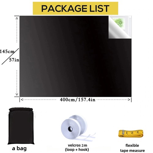 Blackout window film 100 - window, 100%