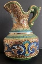 Italian Pottery Vase Oro