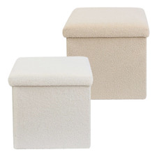 Ottoman Storage Box Cube Box