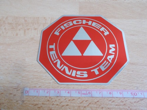 Sticker fischer tennis team - sticker,