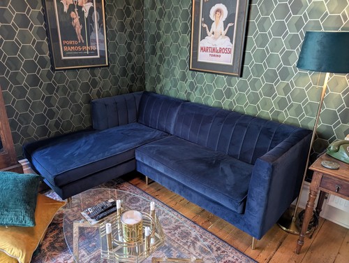 Made com blue velvet - |,